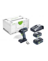 Festool TID 18 4.0 I-Plus Cordless Impact Driver Set WIth 2 x 4Ah Batteries 577201