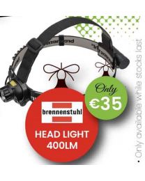 BRENNENSTUHL  Battery Sensor Headlamp / Rechargeable LED Head Torch 400LM *December 2023 Special* 