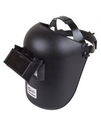 SIP flip top welding head shield