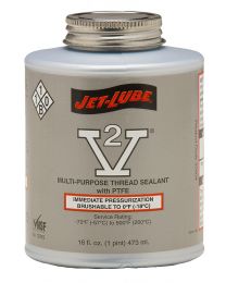 Jet-Lube V-2 Multi-Purpose Thread Sealant Brush Top 500g