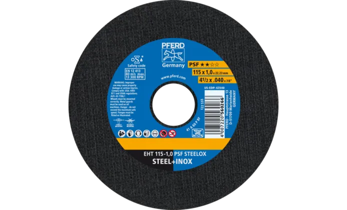 PFERD TOOLS 4.5" 115mm x 1mm INOX Cutting Disc