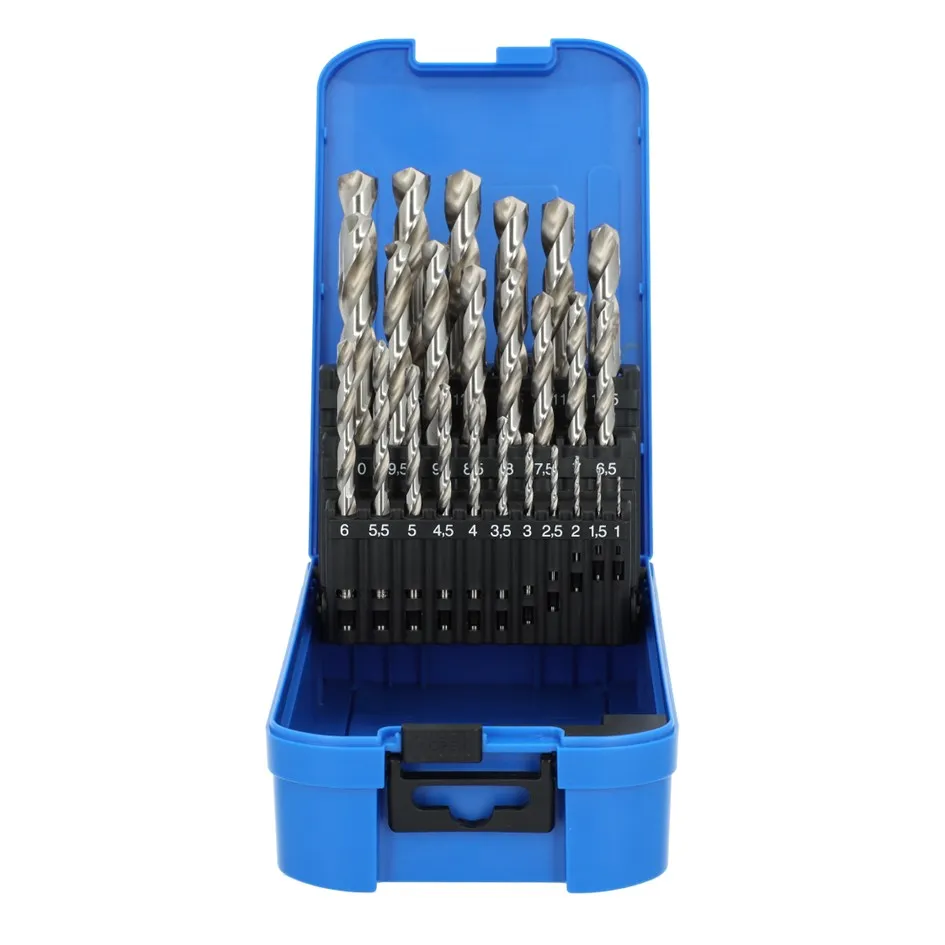 Labor AL 1–13mm HSS-G Ground Steel Spiral Twist Drill Bit Set