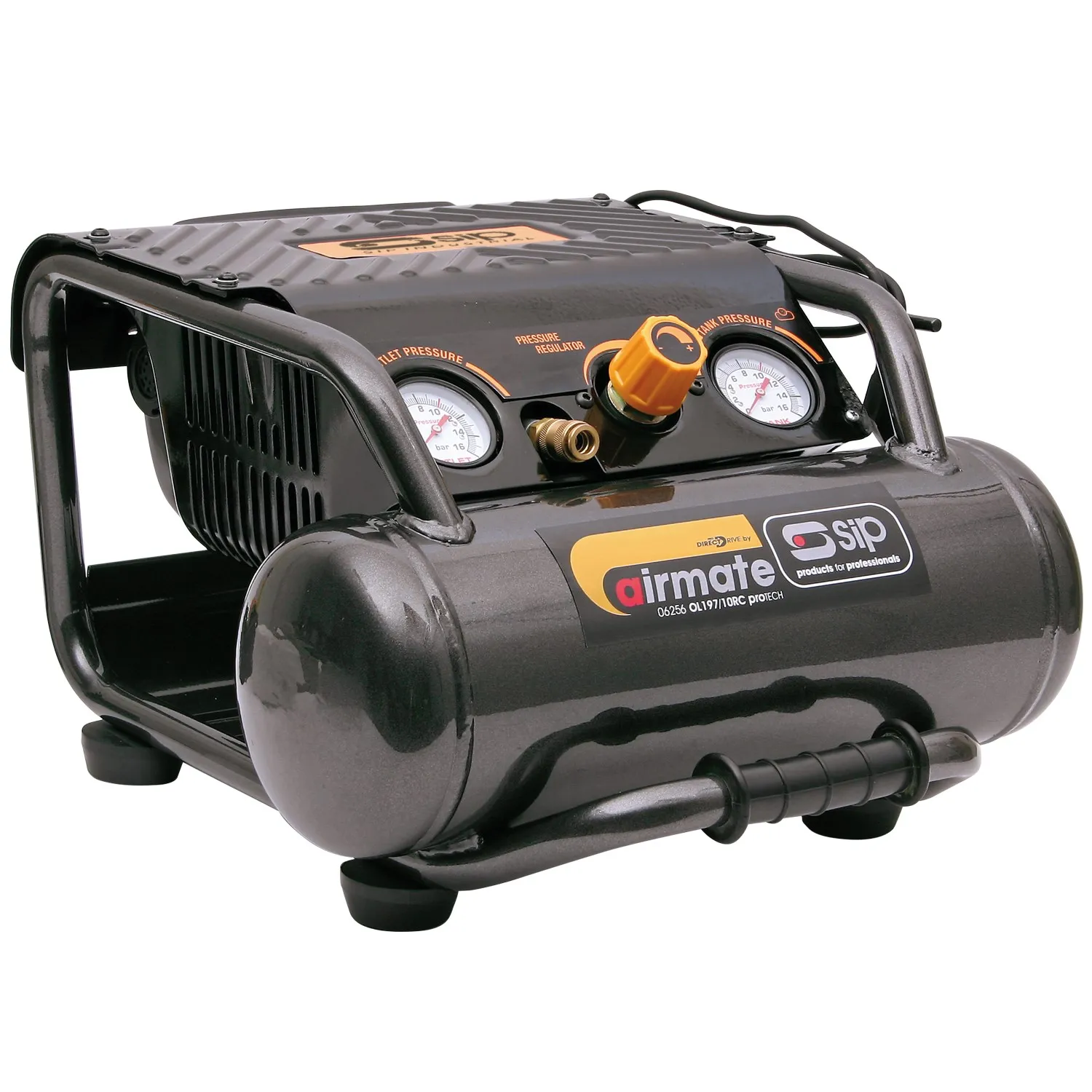 SIP Airmate® 06256 OL197/10RC 10L 110V Oil-Free Direct Drive Compressor
