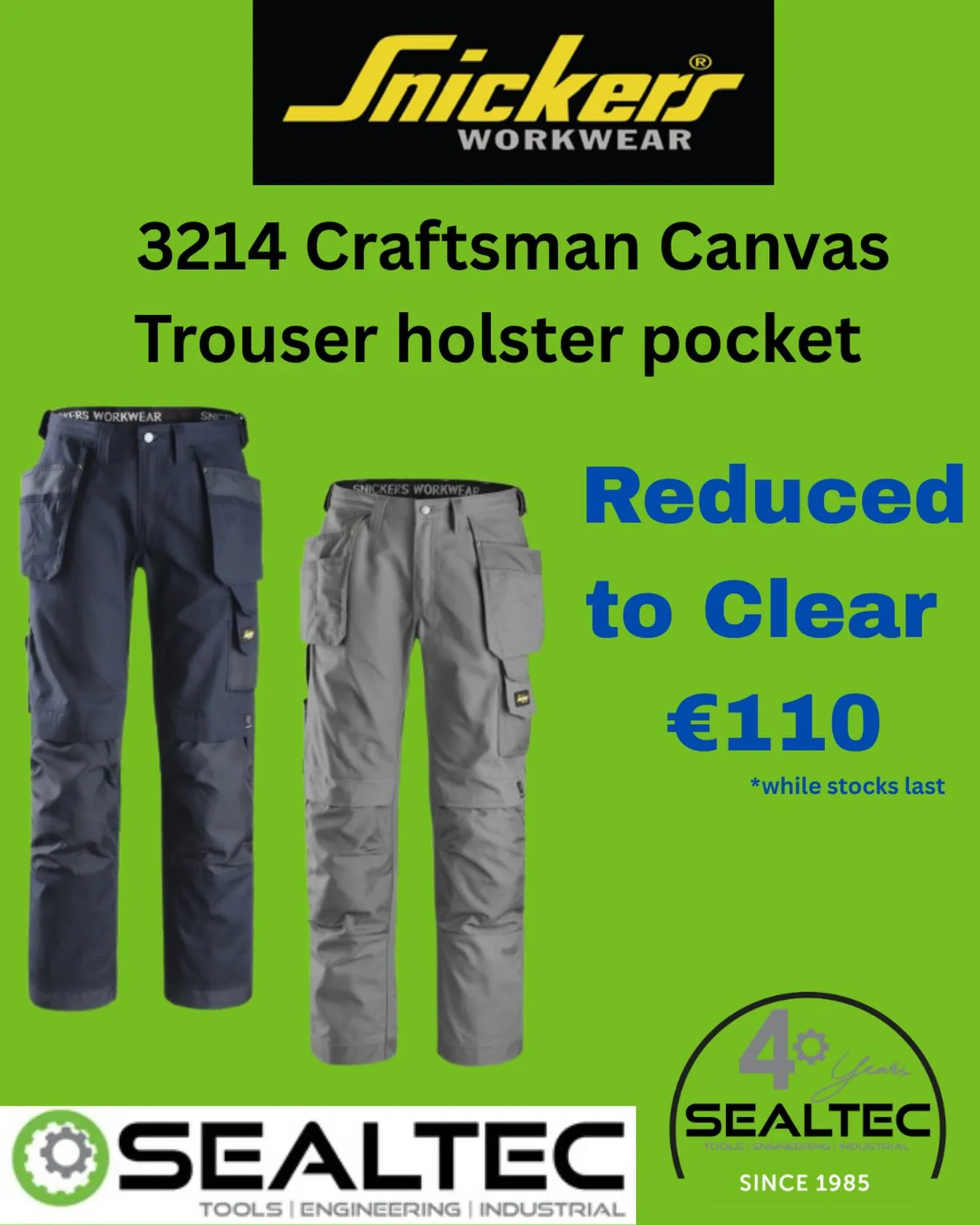 Sealtec | Snickers 3214 Trousers