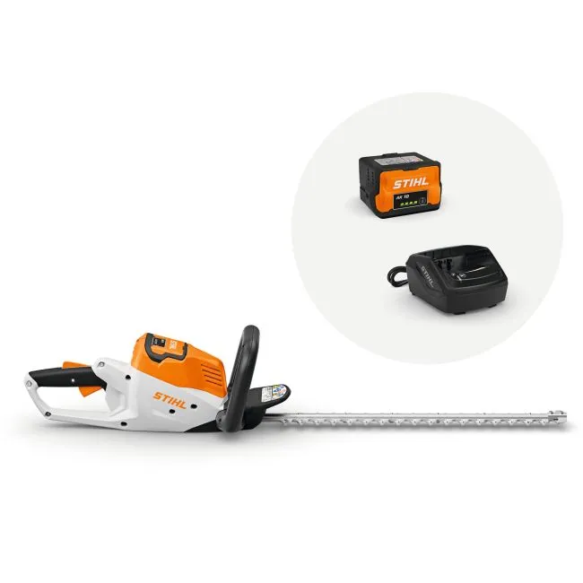 Stihl HSA 50 20" Cordless Hedgetrimmer, AK 10 Battery & AL 101 Charger