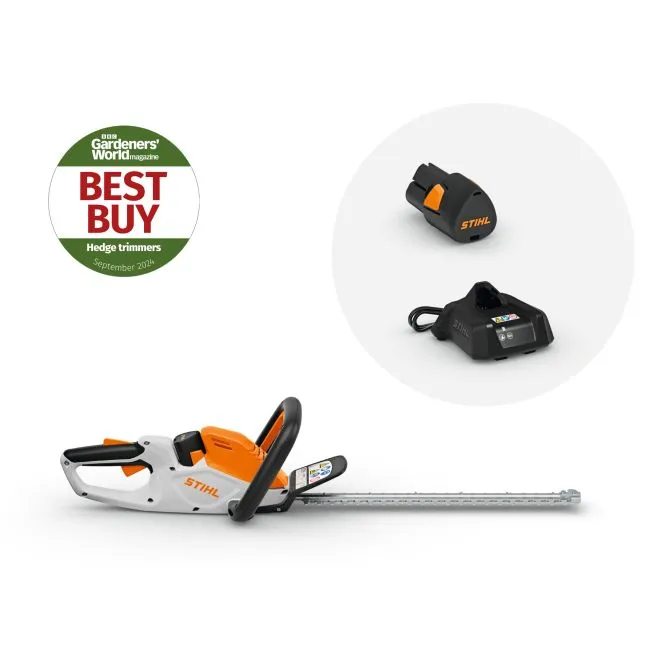  Stihl HSA 40 Cordless Hedgetrimmer, 2 x AS 2 battery and AL 1 charger Stihl HSA 30 Cordless Hedgetrimmer, AS 2 battery and AL 1 charger