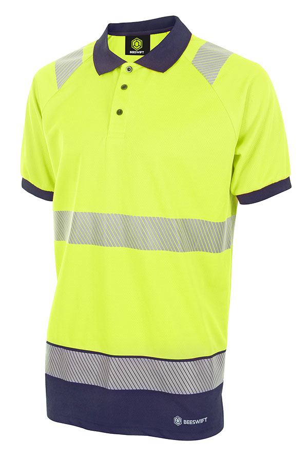 Hi vis polo shirt