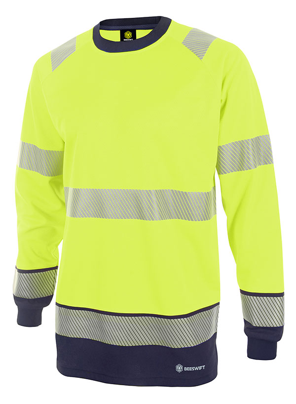 hi vis yellow shirt