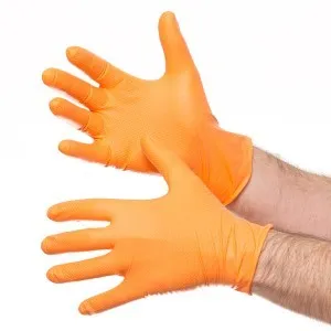 gripster orange gloves