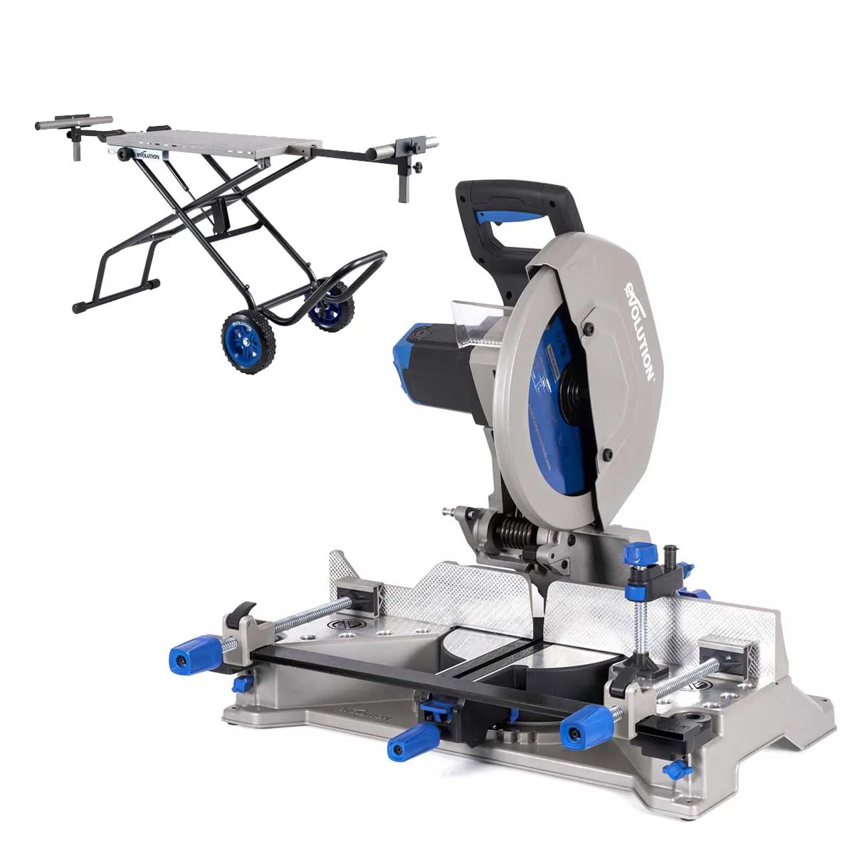 Evolution S355MCS 355mm 110V Mitre Saw with Stand