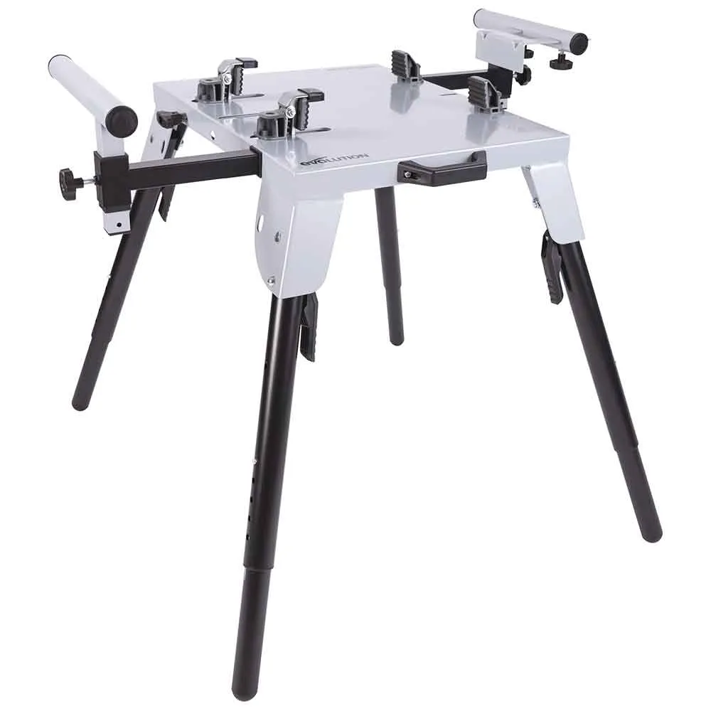 Evolution Chop Saw Stand With Telescopic Arms And Folding Legs